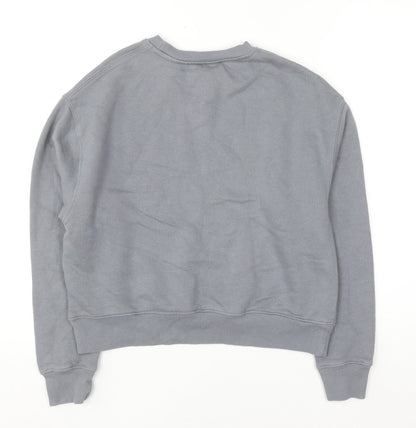 Womens UK Size XS Pull & Bear Grey Pullover Sweatshirt