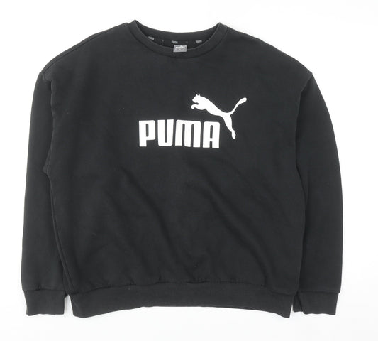 Mens UK Size XL PUMA Black Pullover Sweatshirt