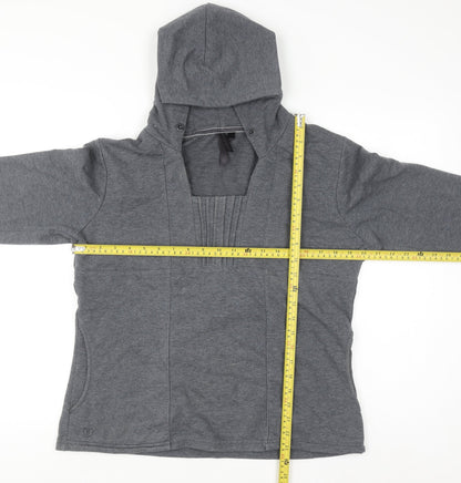 Womens UK Size 14 Golddigga Grey Pullover Hoodie
