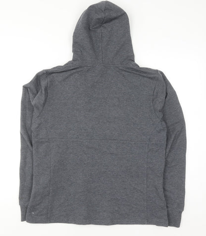 Womens UK Size 14 Golddigga Grey Pullover Hoodie