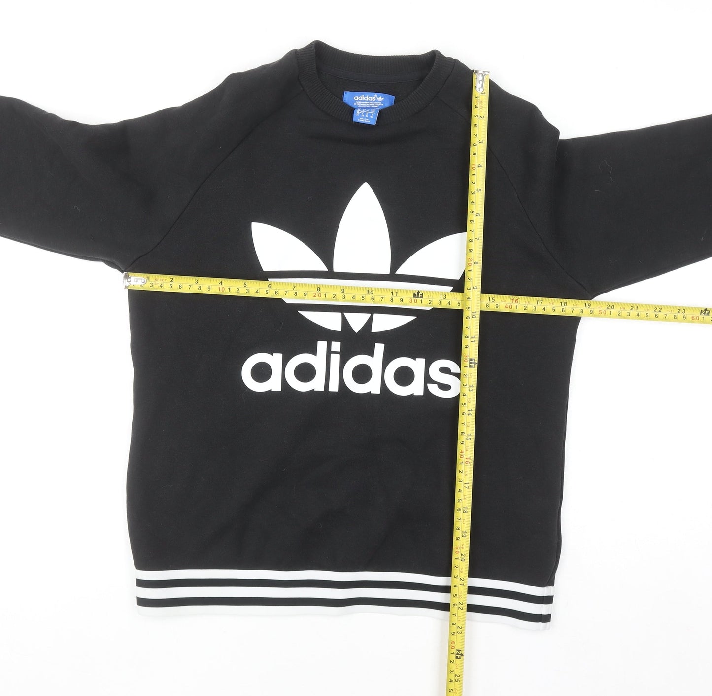 Womens UK Size 10 adidas Black Pullover Sweatshirt