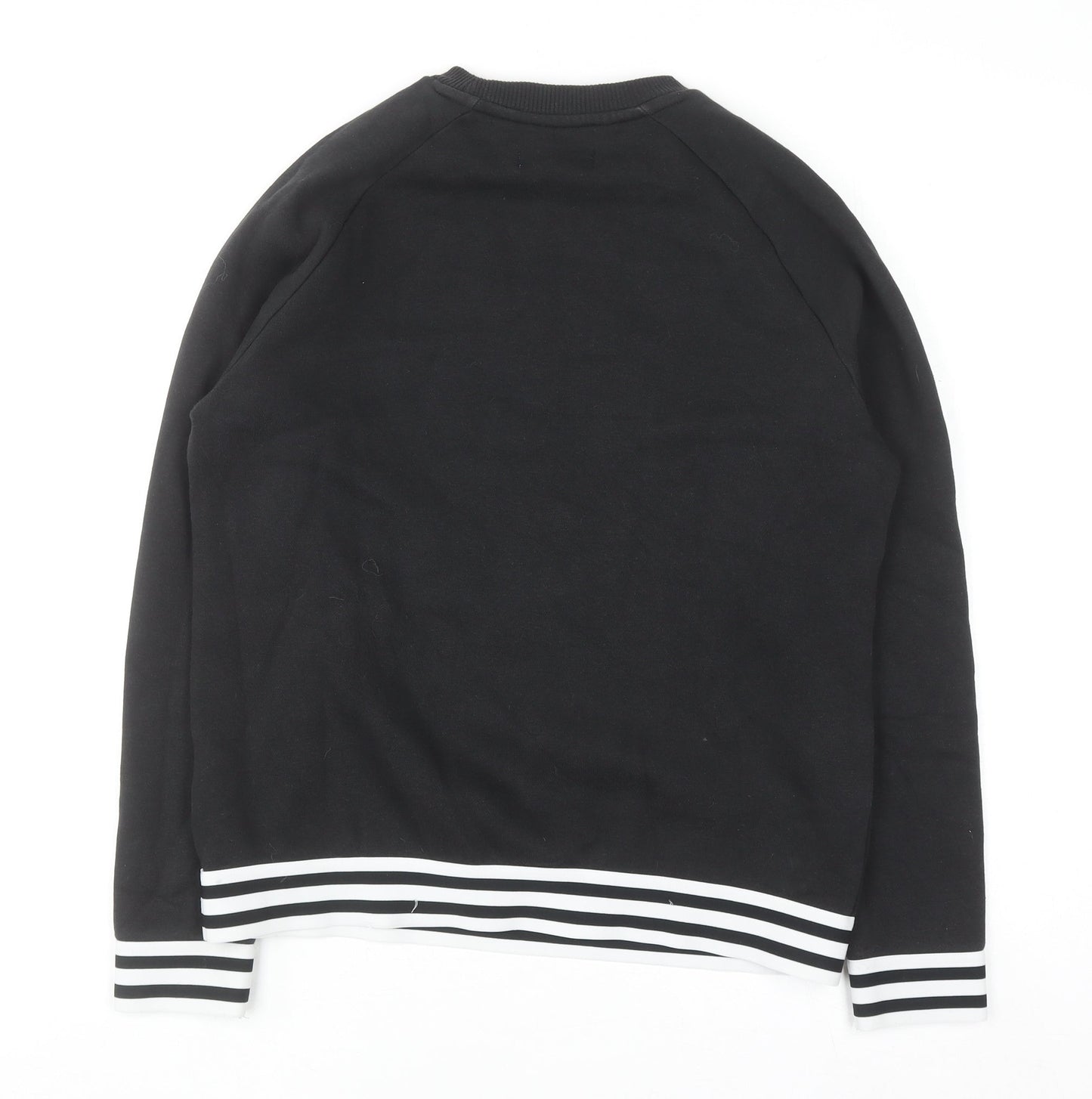 Womens UK Size 10 adidas Black Pullover Sweatshirt