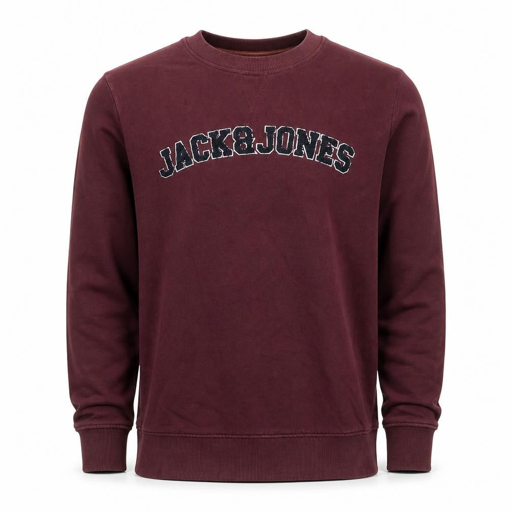 Mens UK Size S JACK & JONES Red Pullover Sweatshirt