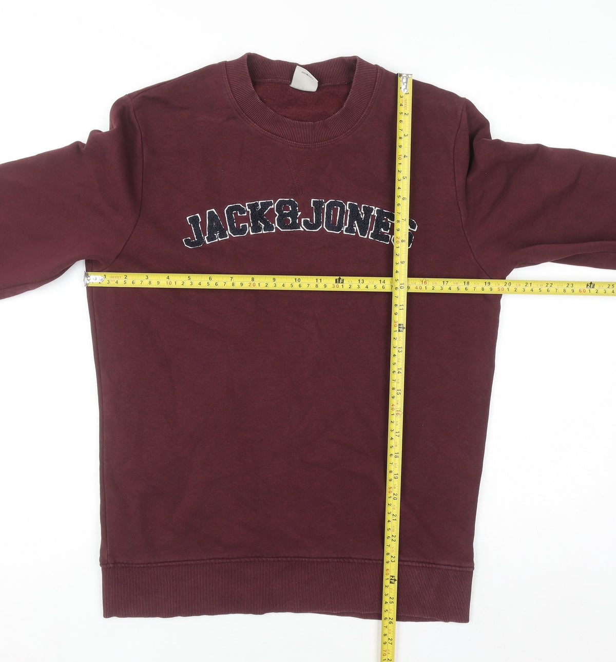 Mens UK Size S JACK & JONES Red Pullover Sweatshirt