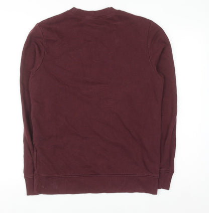 Mens UK Size S JACK & JONES Red Pullover Sweatshirt