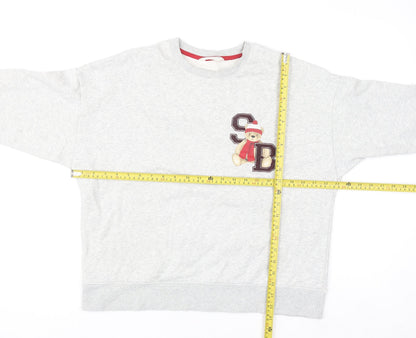 Womens UK Size 12 Marks and Spencer Grey Pullover Sweatshirt