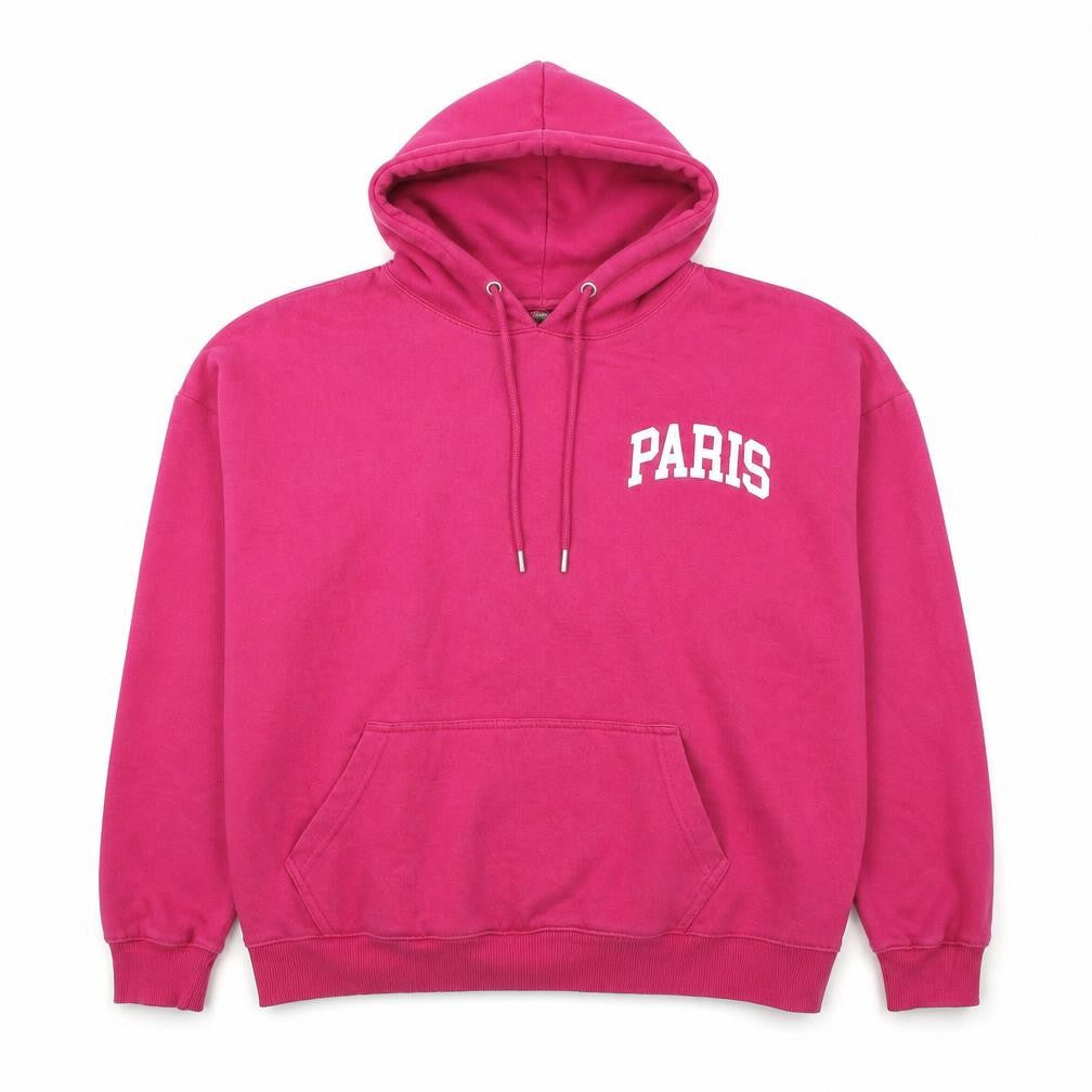 Womens UK Size M Pink Vanilla Pink Pullover Hoodie