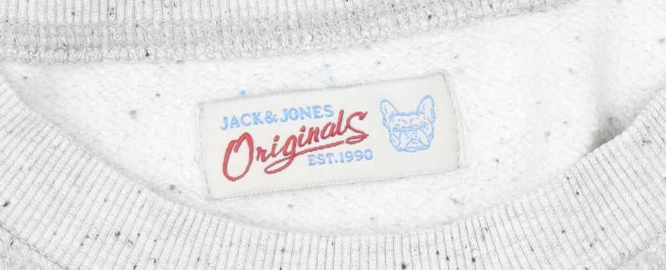 Mens UK Size XL JACK & JONES Grey Pullover Sweatshirt