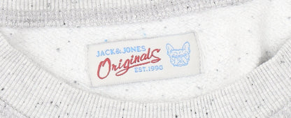 Mens UK Size XL JACK & JONES Grey Pullover Sweatshirt