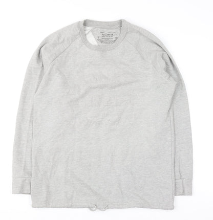 Womens UK Size 12 Pull&Bear Grey Pullover Sweatshirt