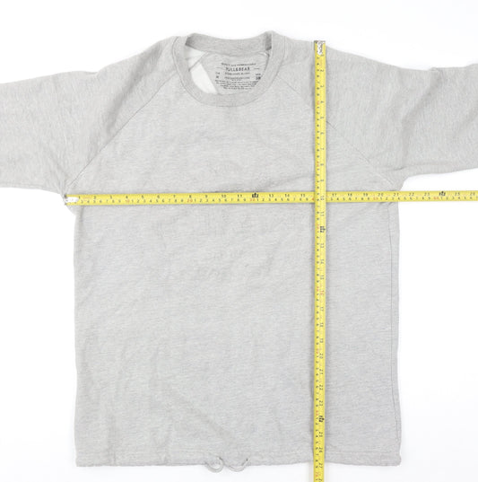 Womens UK Size 12 Pull&Bear Grey Pullover Sweatshirt