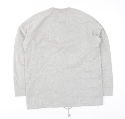 Womens UK Size 12 Pull&Bear Grey Pullover Sweatshirt
