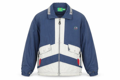 Montecantini Men's Blue Windbreaker Jacket Size M Retro 44in Chest