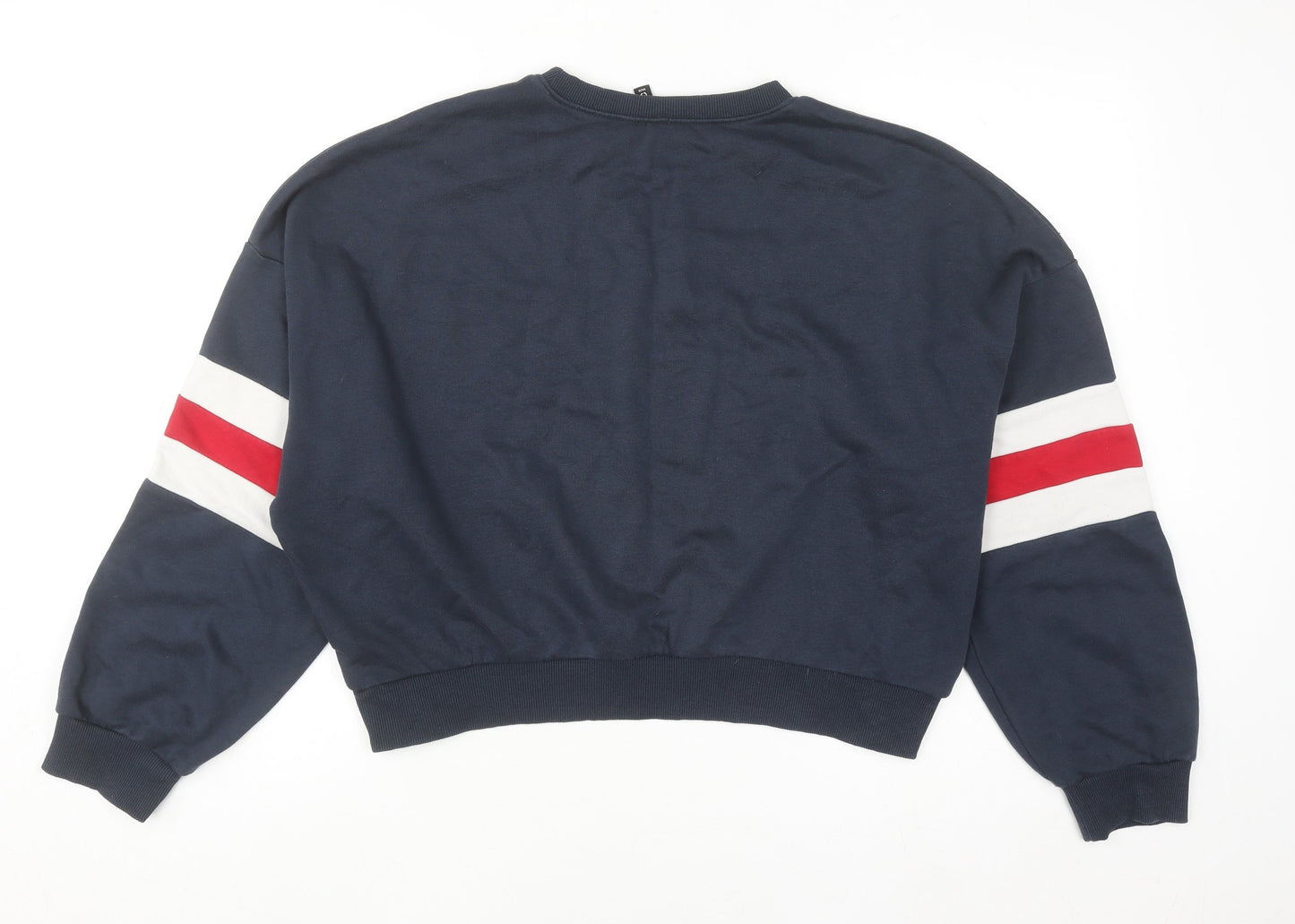 Womens UK Size S H&M Blue Pullover Sweatshirt