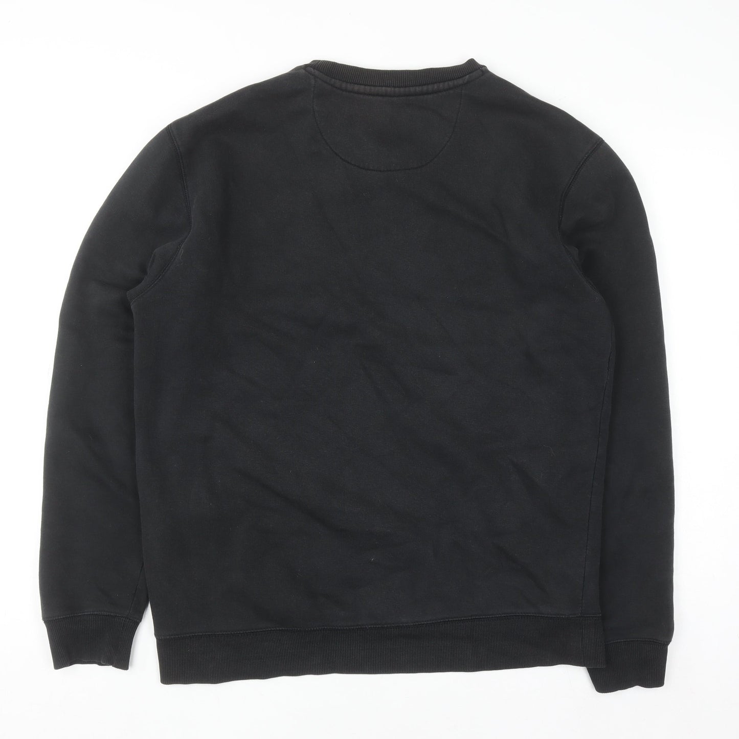 Mens UK Size M Jack Wills Black Pullover Sweatshirt