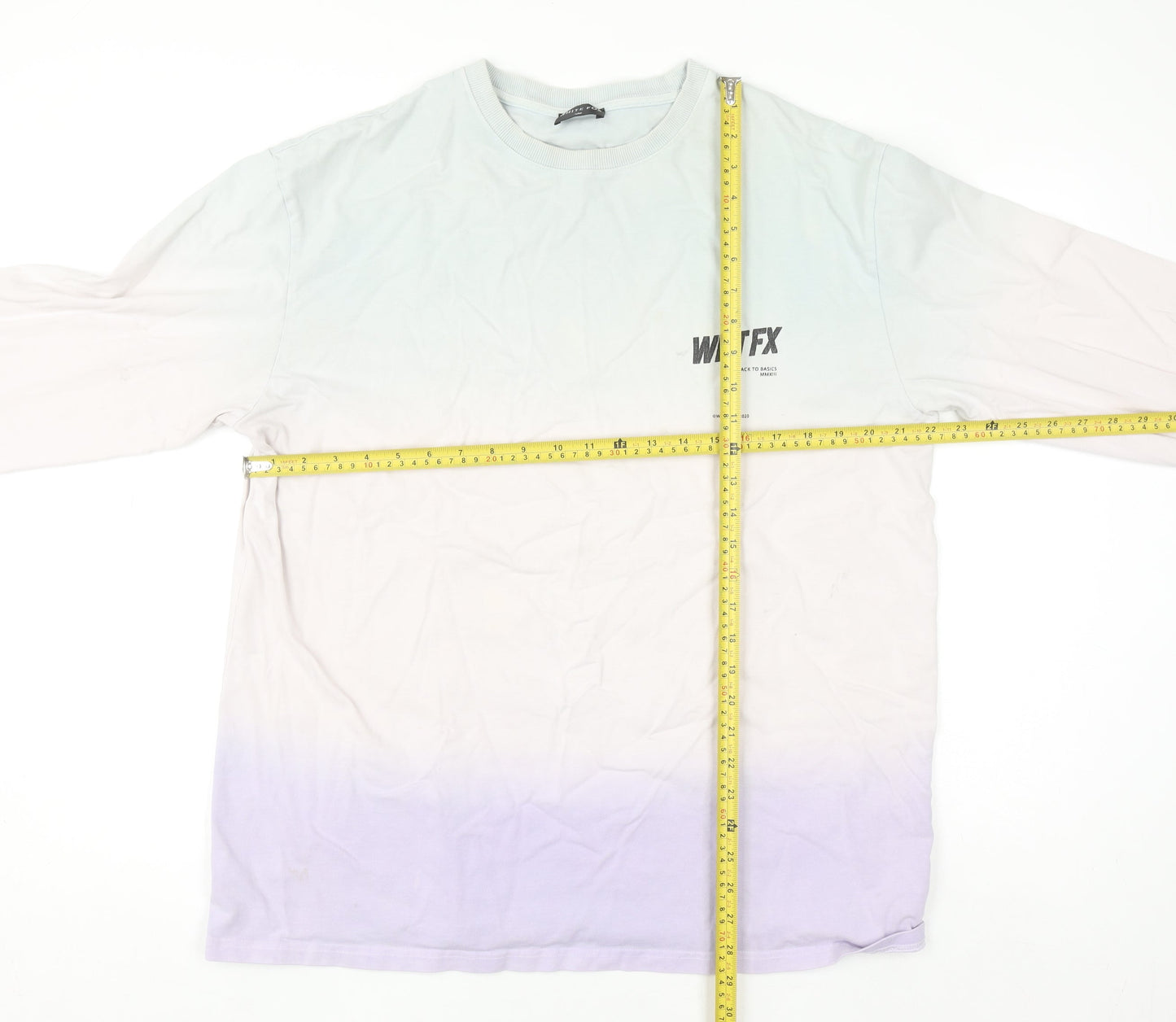 Womens UK Size S White Fox Multicoloured Pullover Sweatshirt