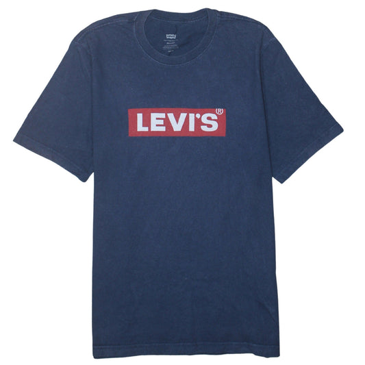 Mens UK Size S Levi's Blue  T-Shirt