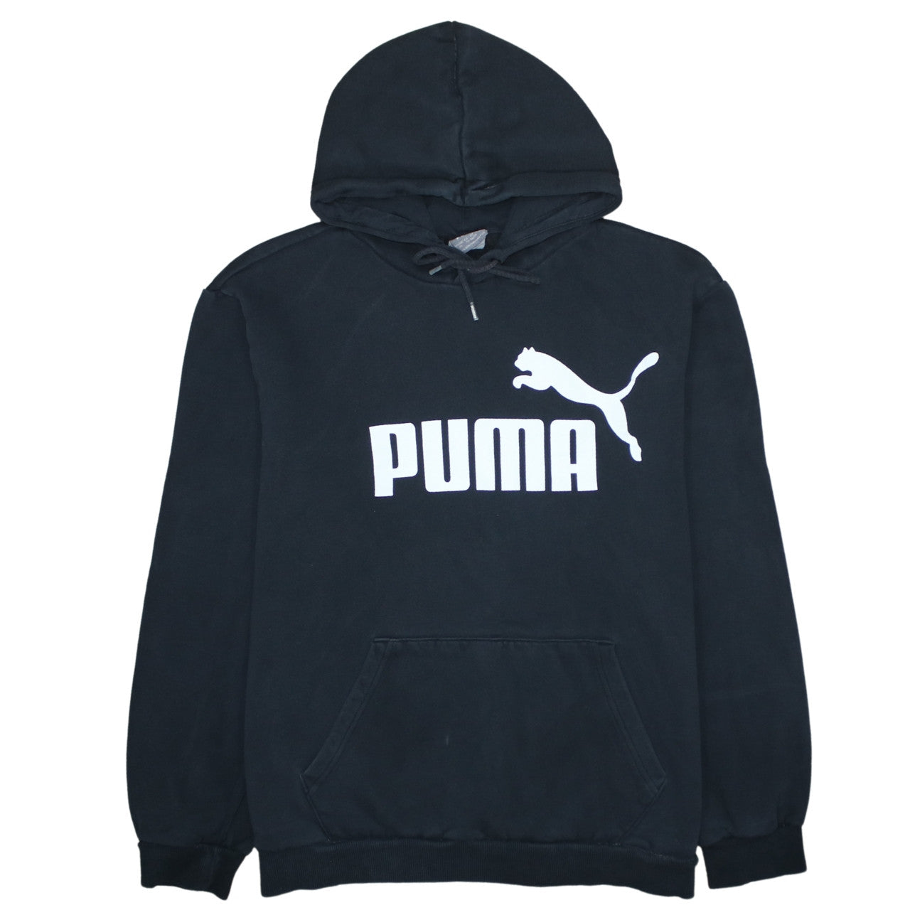 Mens UK Size XL PUMA Black Pullover Hoodie