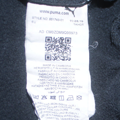 Mens UK Size XL PUMA Black Pullover Hoodie