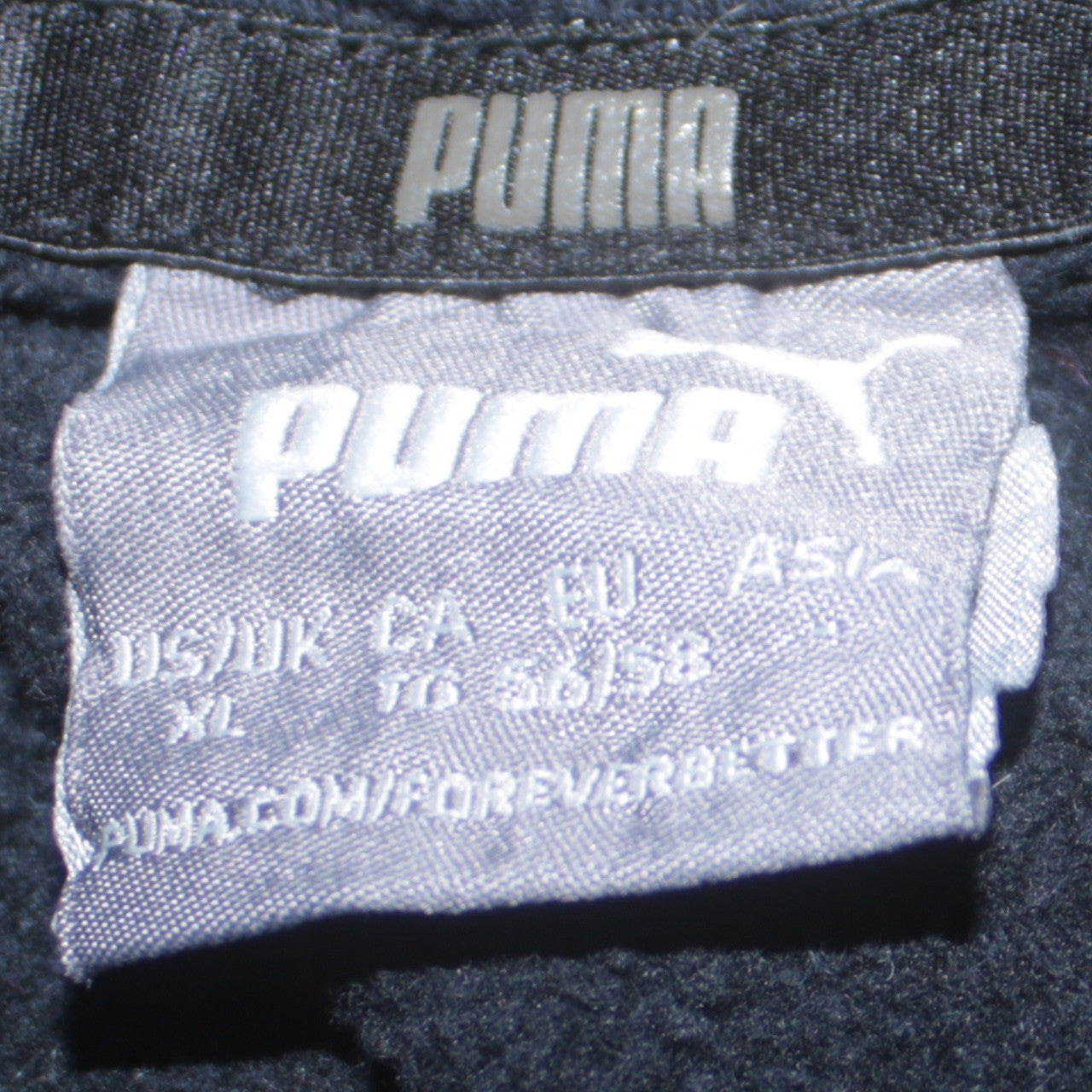 Mens UK Size XL PUMA Black Pullover Hoodie