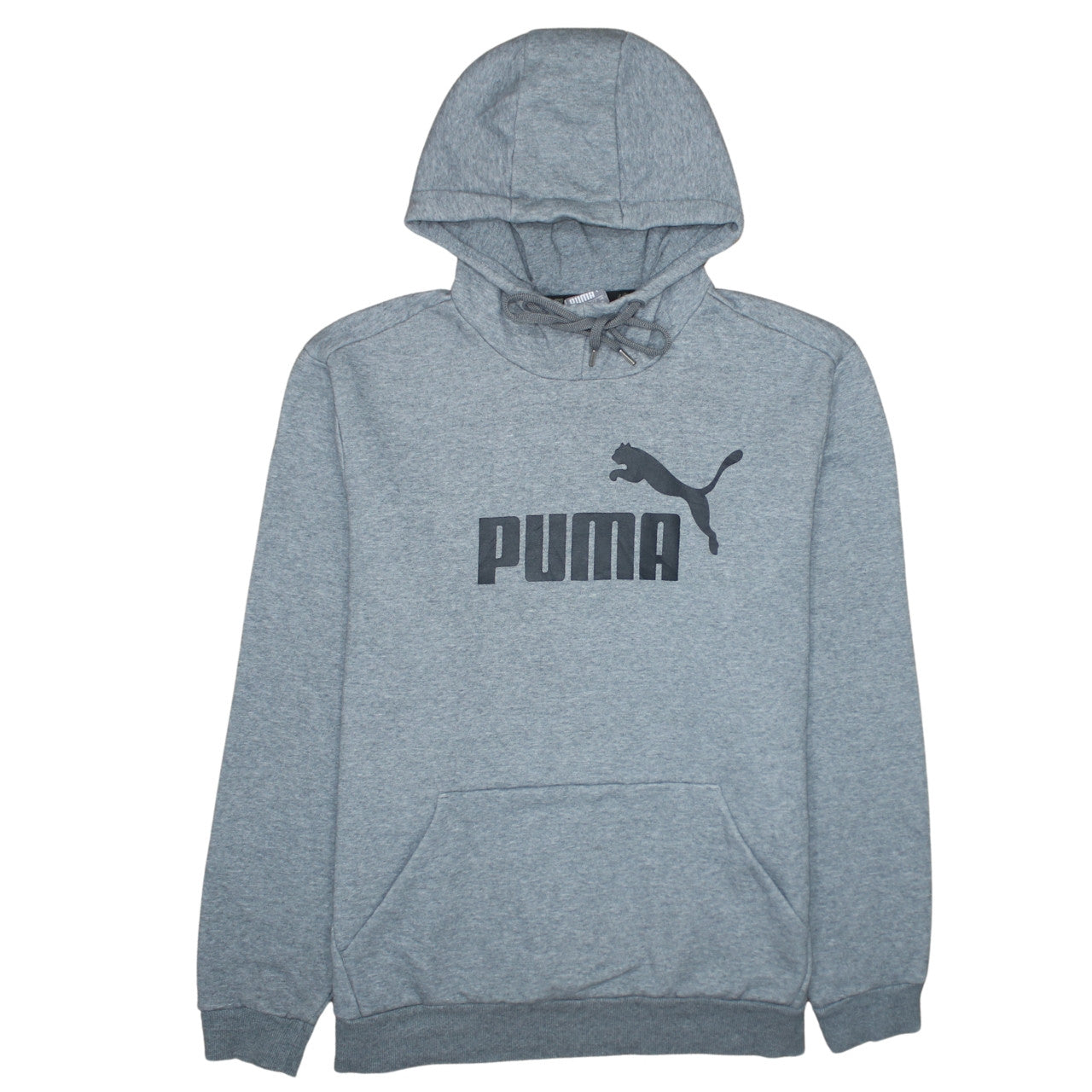 Mens UK Size XL PUMA Grey Pullover Hoodie