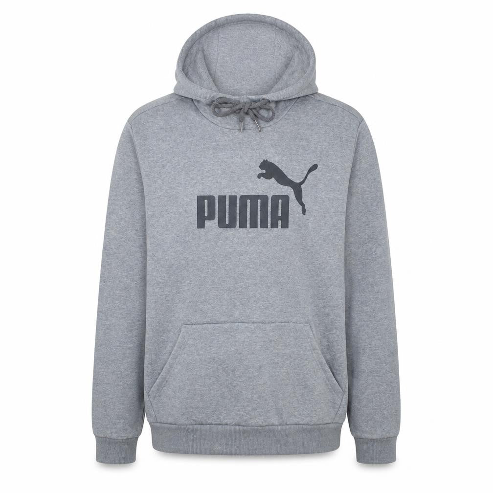 Mens UK Size XL PUMA Grey Pullover Hoodie