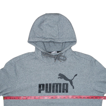 Mens UK Size XL PUMA Grey Pullover Hoodie
