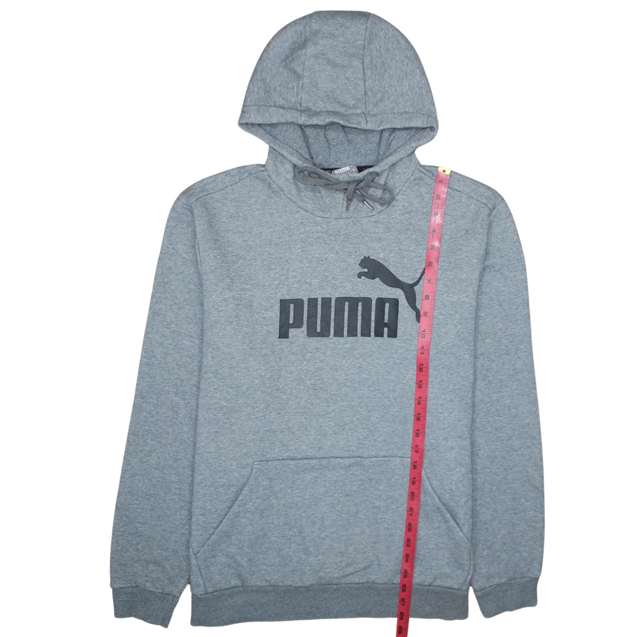 Mens UK Size XL PUMA Grey Pullover Hoodie