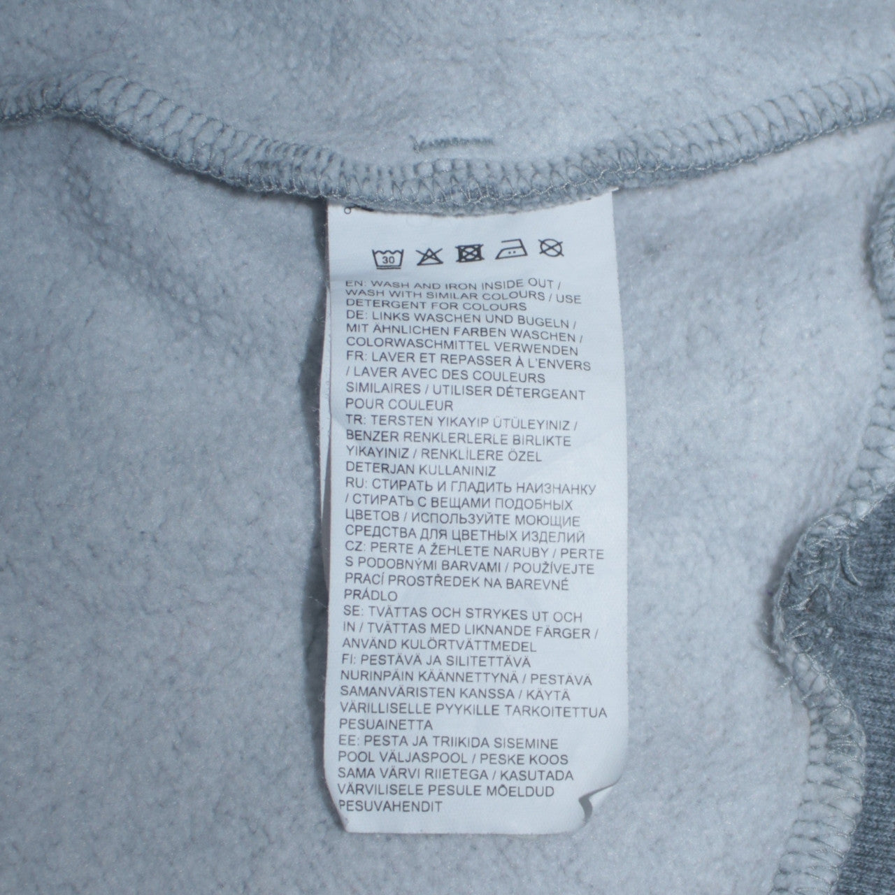 Mens UK Size XL PUMA Grey Pullover Hoodie