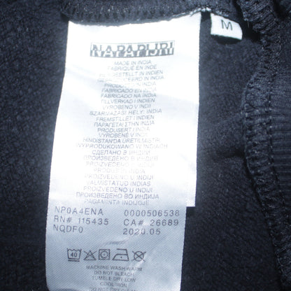 Mens UK Size M Napapijri Black Pullover Hoodie