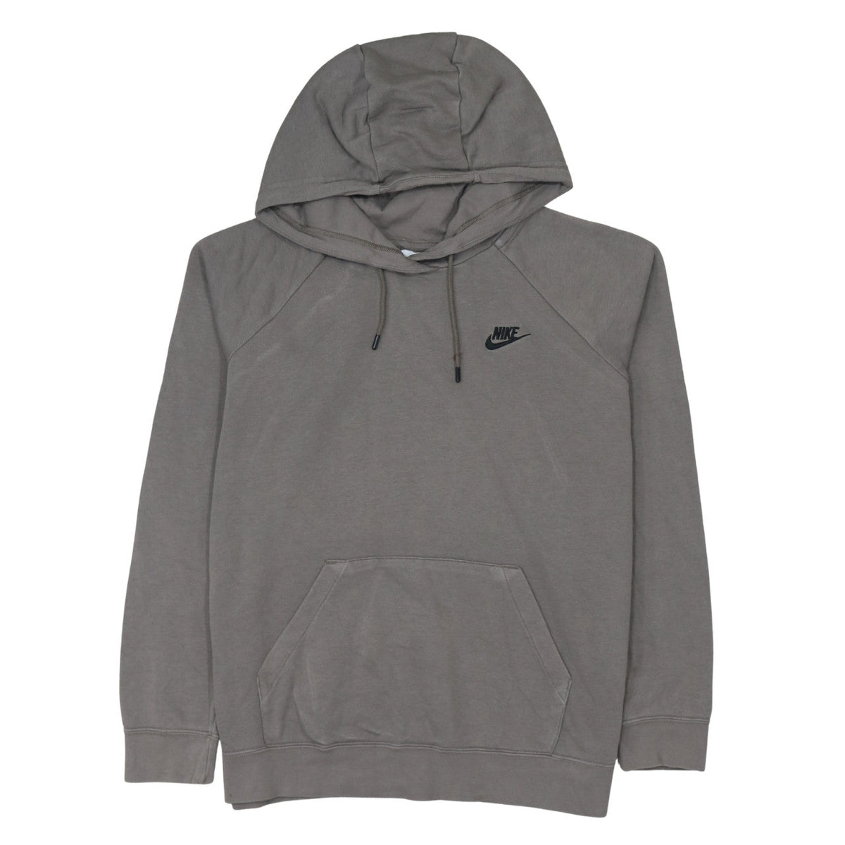 Mens UK Size L Nike Grey Pullover Hoodie