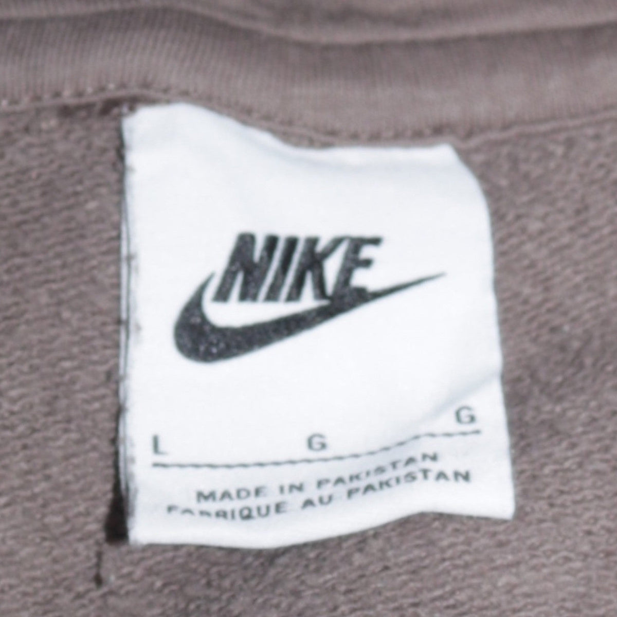 Mens UK Size L Nike Grey Pullover Hoodie