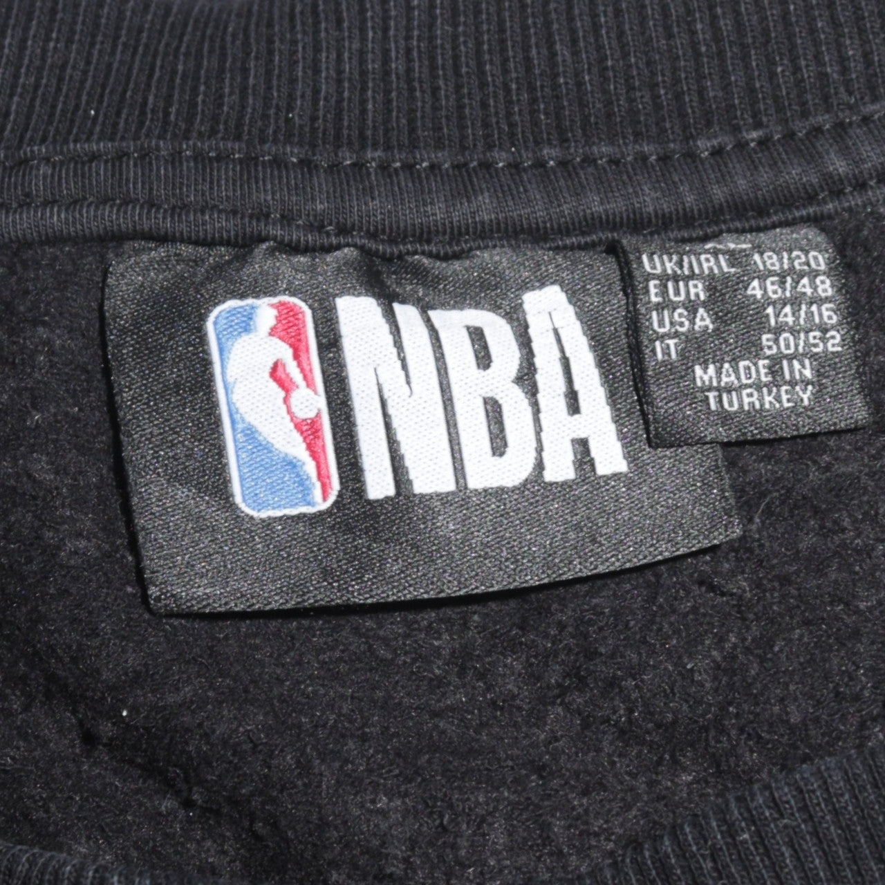 Womens UK Size XL NBA Black Pullover Sweatshirt