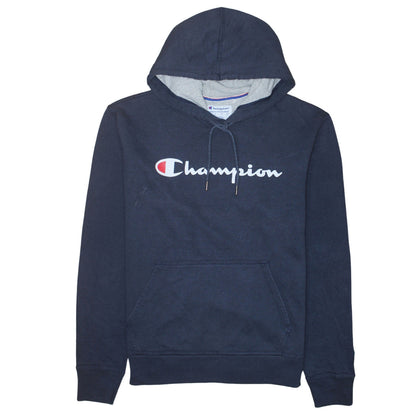 Mens UK Size M Champion Blue Pullover Hoodie