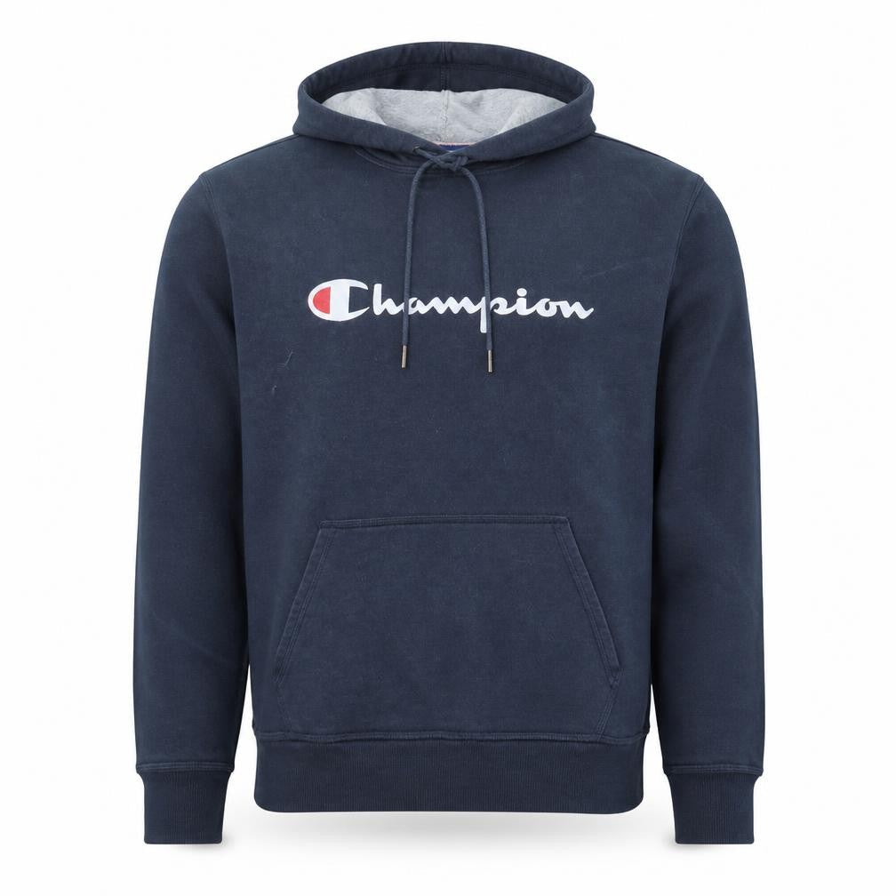 Mens UK Size M Champion Blue Pullover Hoodie