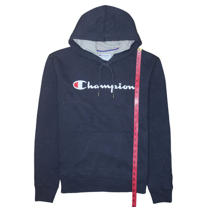 Mens UK Size M Champion Blue Pullover Hoodie