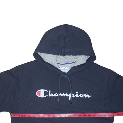 Mens UK Size M Champion Blue Pullover Hoodie