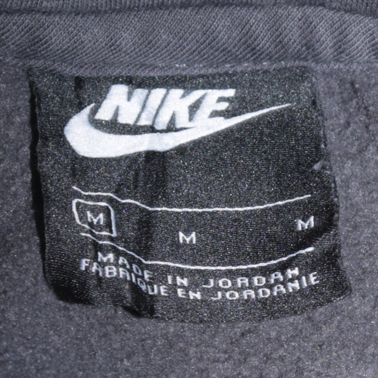 Mens UK Size M Nike Black Pullover Hoodie