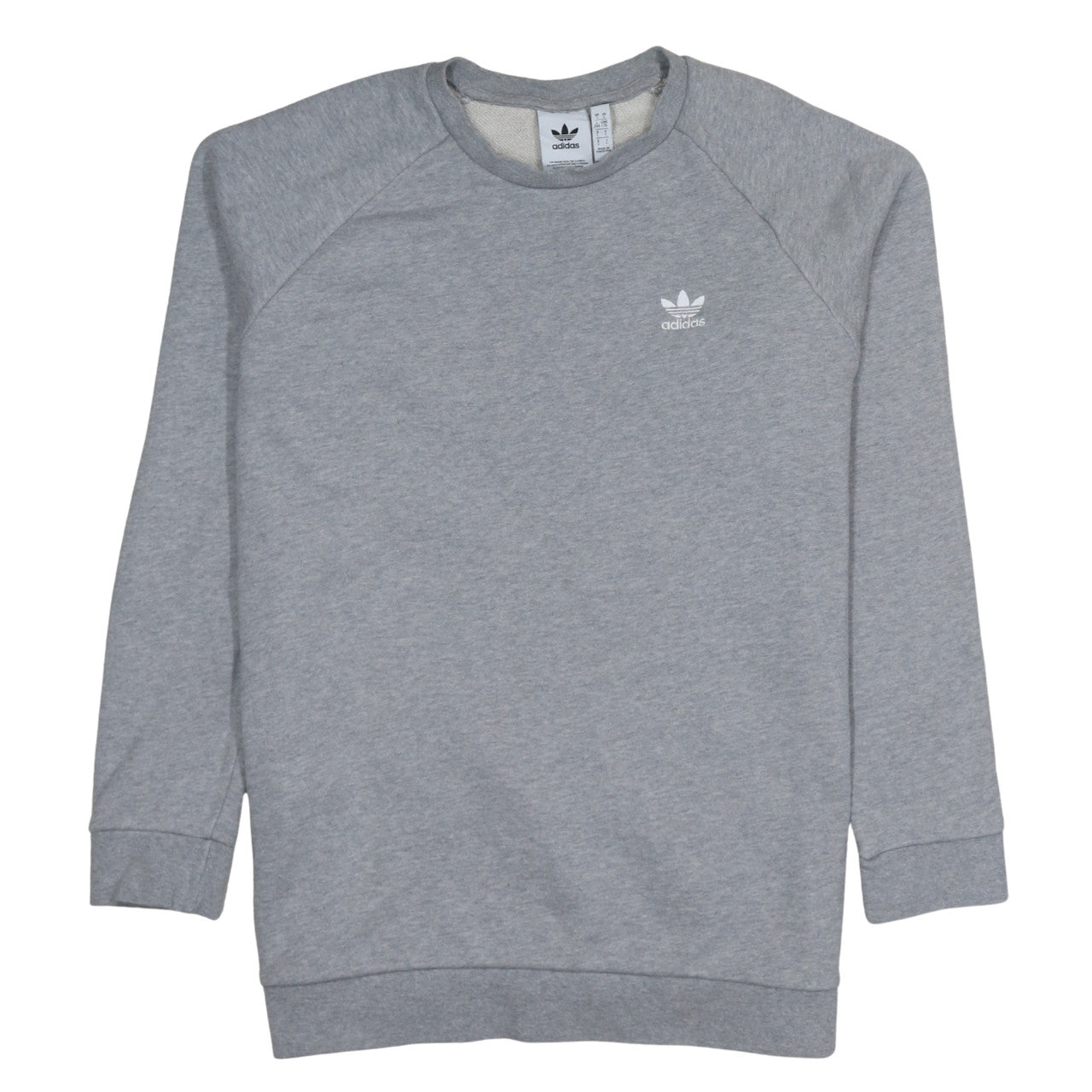 Mens UK Size L adidas Grey Pullover Sweatshirt