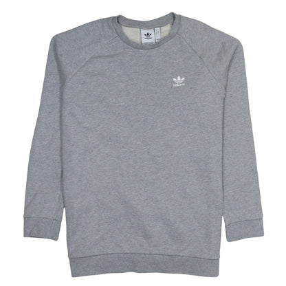 Mens UK Size L adidas Grey Pullover Sweatshirt
