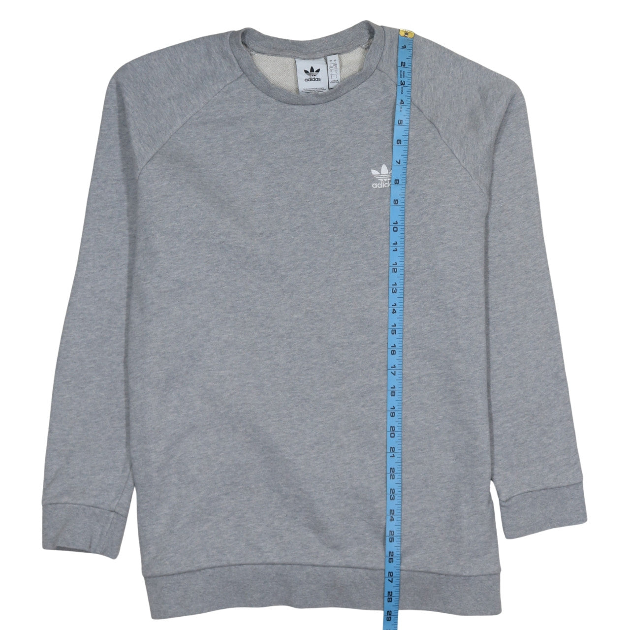 Mens UK Size L adidas Grey Pullover Sweatshirt