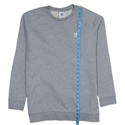 Mens UK Size L adidas Grey Pullover Sweatshirt