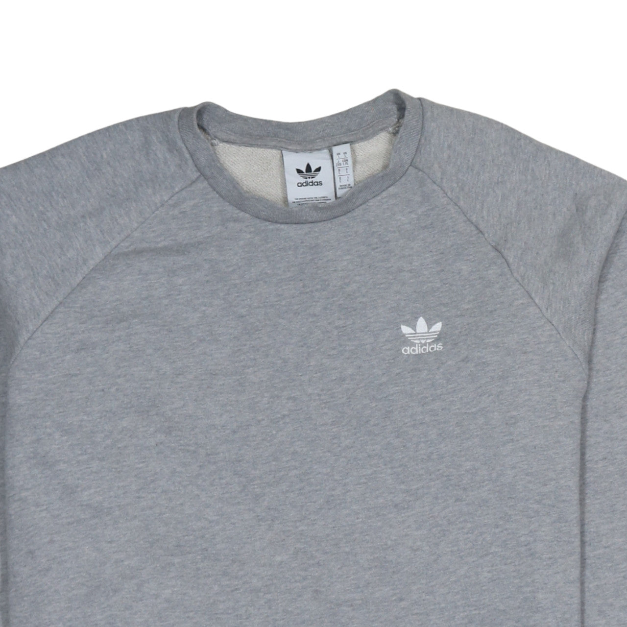 Mens UK Size L adidas Grey Pullover Sweatshirt