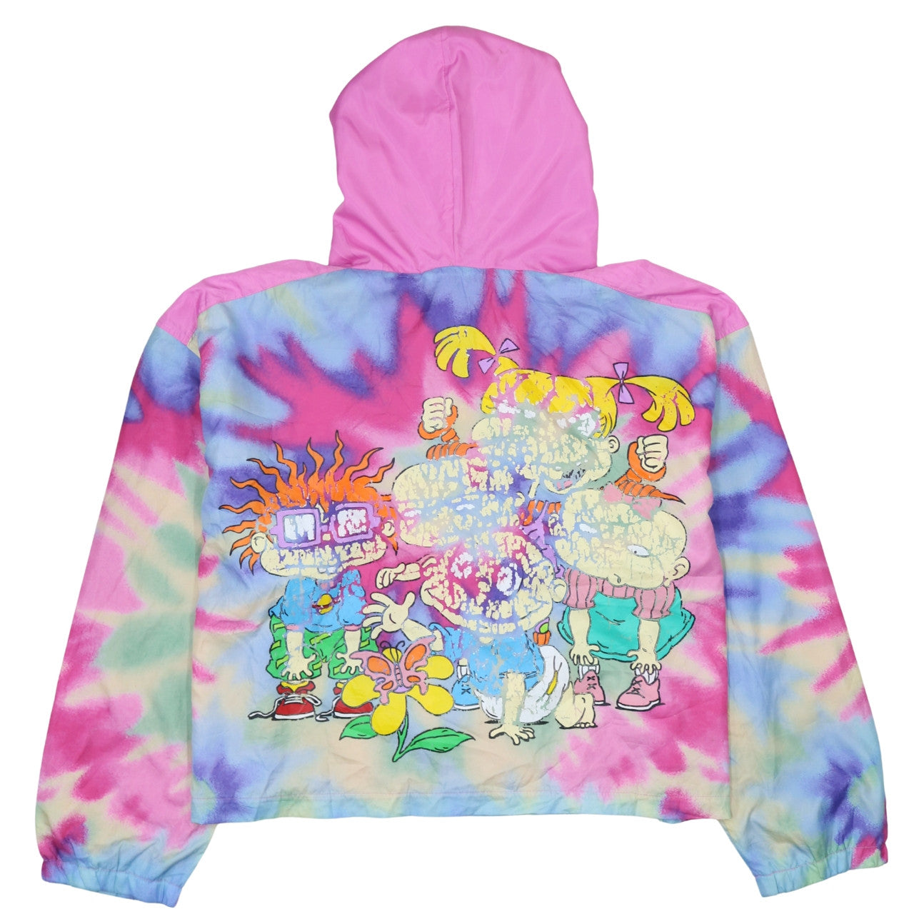 Womens UK Size 3XL Nickelodeon Multicoloured Pullover Hoodie