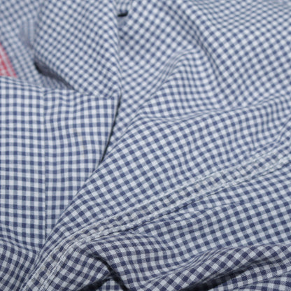 Tommy Hilfiger Men's Blue Check Button-Down Shirt XL Classic Fit