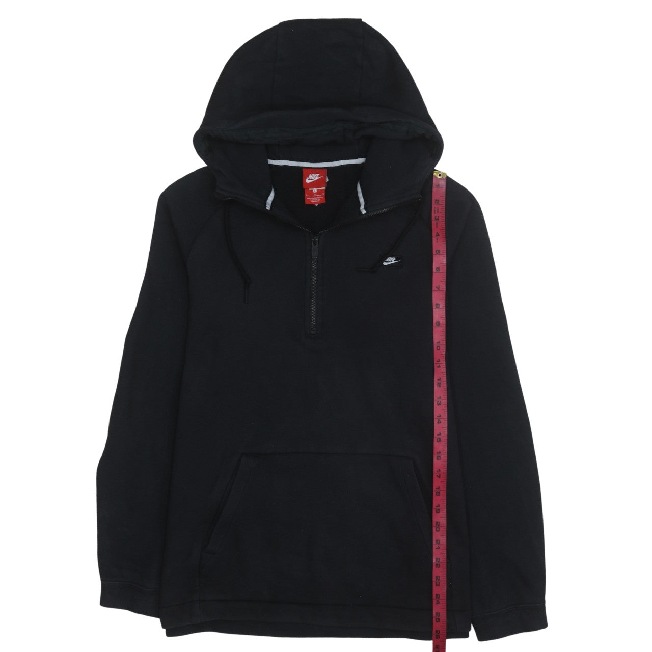 Womens UK Size L Nike Black Pullover Hoodie