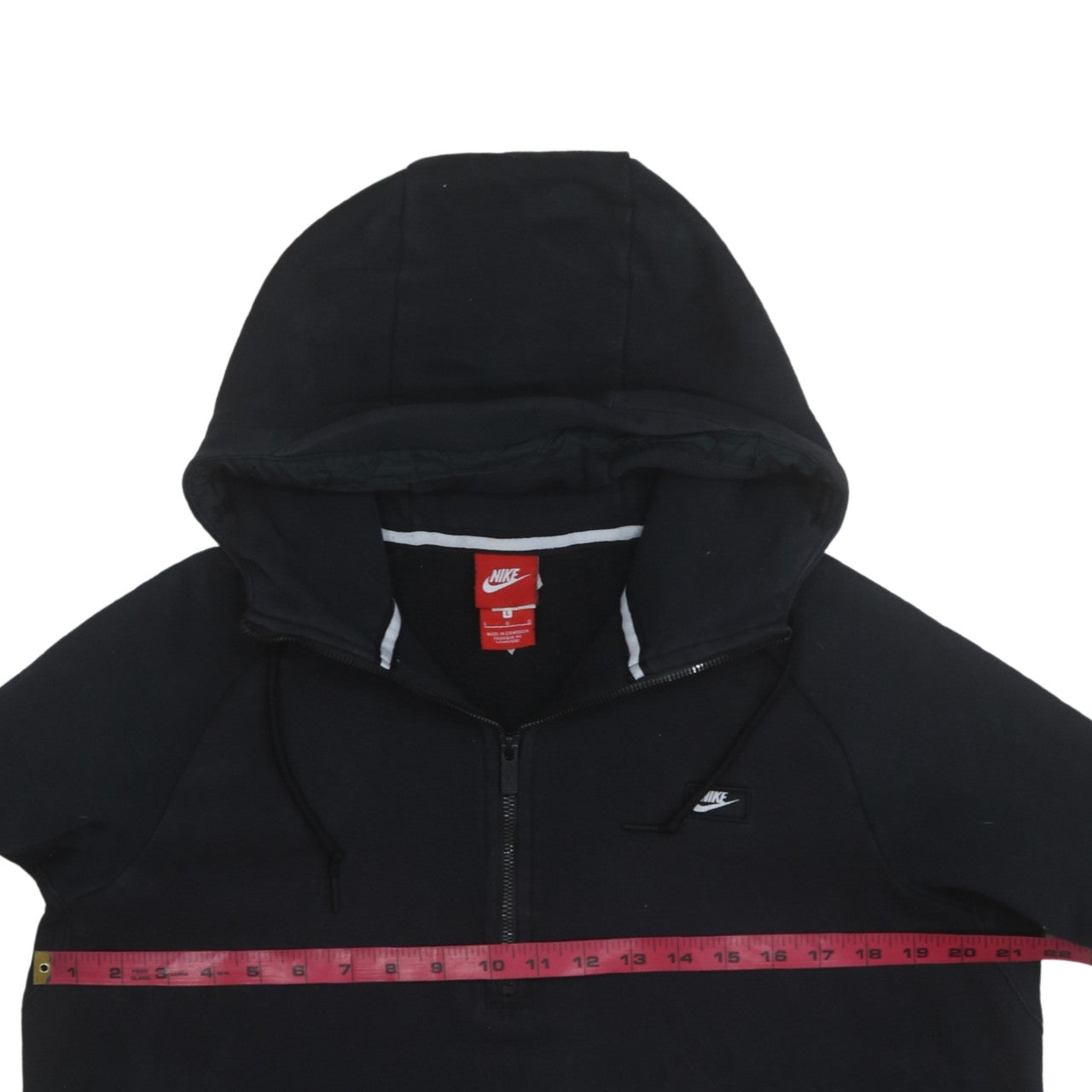 Womens UK Size L Nike Black Pullover Hoodie