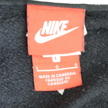 Womens UK Size L Nike Black Pullover Hoodie
