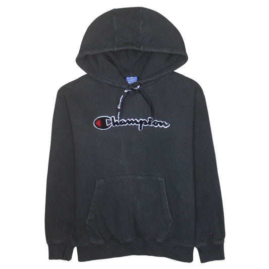 Mens UK Size XS Champion Black Pullover Hoodie