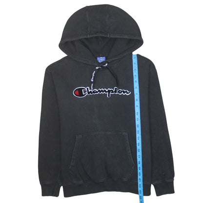 Mens UK Size XS Champion Black Pullover Hoodie